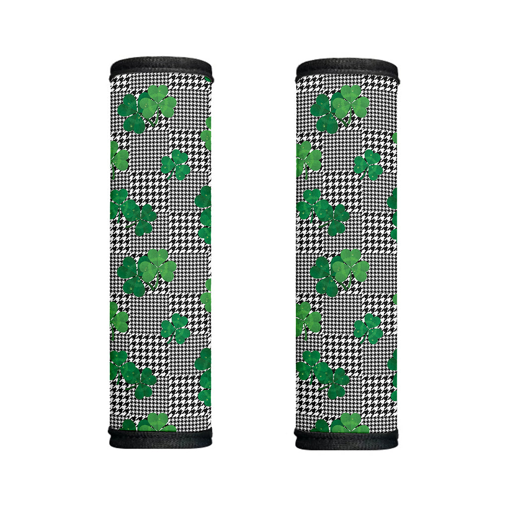 Shamrocks Houndstooth Pattern Print Handle Covers