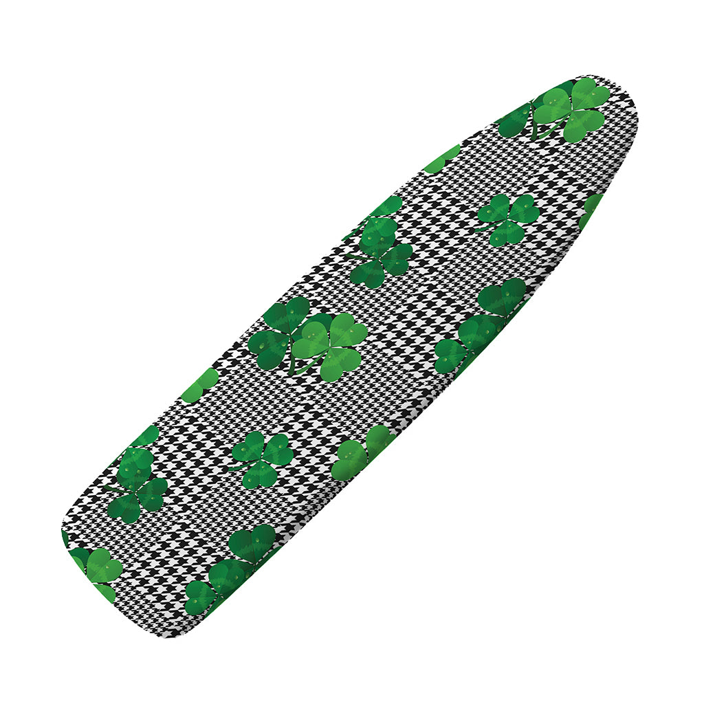 Shamrocks Houndstooth Pattern Print Ironing Board Cover