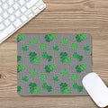 Shamrocks Houndstooth Pattern Print Mouse Pad