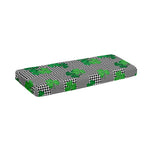 Shamrocks Houndstooth Pattern Print Piano Keyboard Cover