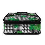 Shamrocks Houndstooth Pattern Print Small Lunch Bag