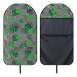 Shamrocks Houndstooth Pattern Print Waterproof Car Seat Cover