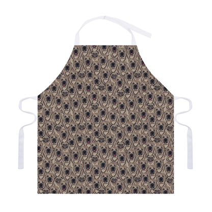 Shar Pei And Pug Pattern Print Adjustable Apron