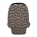 Shar Pei And Pug Pattern Print Baby Seat Cover