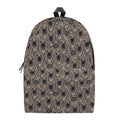 Shar Pei And Pug Pattern Print School Backpack
