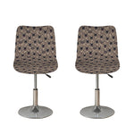 Shar Pei And Pug Pattern Print Bar Stool Covers