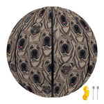 Shar Pei And Pug Pattern Print Basketball