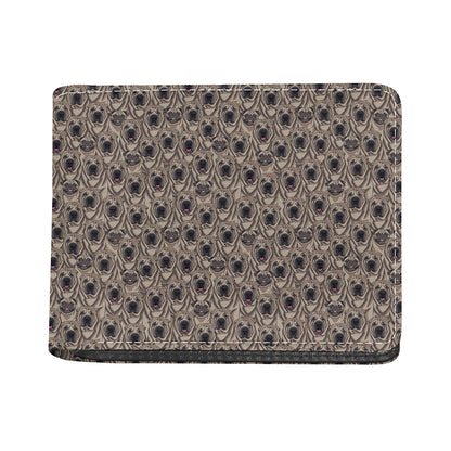 Shar Pei And Pug Pattern Print Bifold Wallet