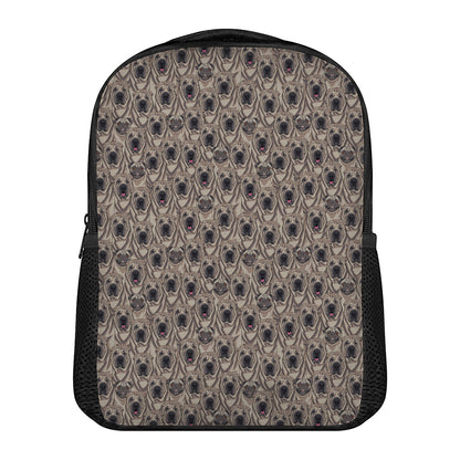 Shar Pei And Pug Pattern Print Casual Backpack