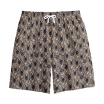 Shar Pei And Pug Pattern Print Cotton Shorts