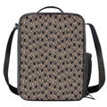 Shar Pei And Pug Pattern Print Crossbody Lunch Bag