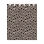 Shar Pei And Pug Pattern Print Curtain