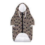 Shar Pei And Pug Pattern Print Dog Zip Up Hoodie