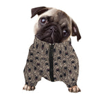 Shar Pei And Pug Pattern Print Dog Zip Up Jacket