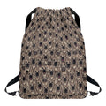 Shar Pei And Pug Pattern Print Drawstring Backpack