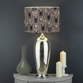 Shar Pei And Pug Pattern Print Drum Lamp Shade