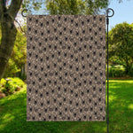 Shar Pei And Pug Pattern Print Garden Flag