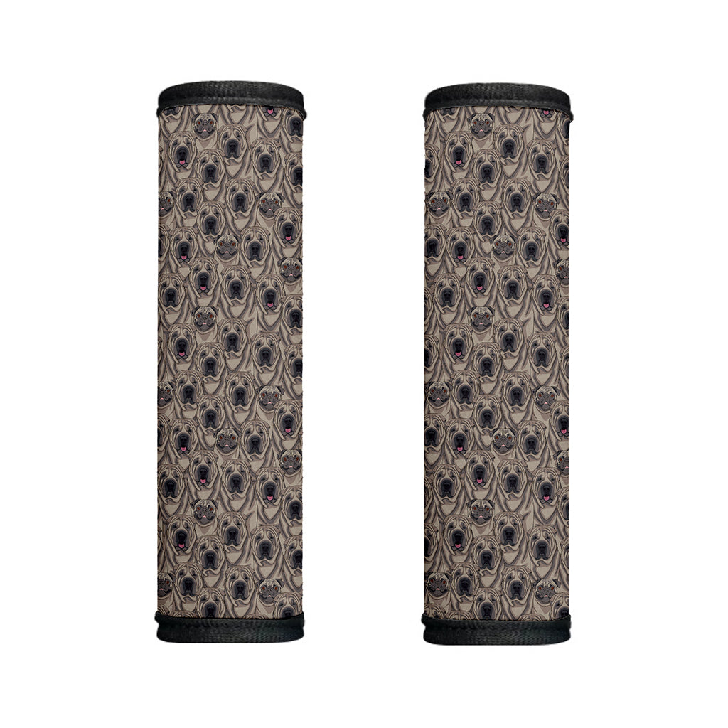 Shar Pei And Pug Pattern Print Handle Covers
