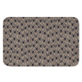 Shar Pei And Pug Pattern Print Indoor Door Mat