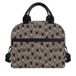 Shar Pei And Pug Pattern Print Insulated Lunch Bag