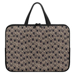 Shar Pei And Pug Pattern Print Laptop Sleeve With Handle