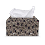 Shar Pei And Pug Pattern Print Leather Tissue Box Cover