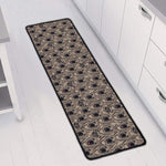 Shar Pei And Pug Pattern Print Long Kitchen Mat