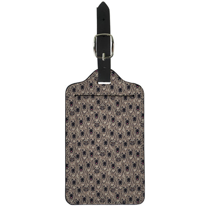 Shar Pei And Pug Pattern Print Luggage Tag