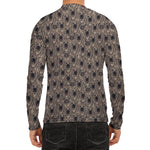 Shar Pei And Pug Pattern Print Men's Long Sleeve Rash Guard