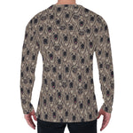 Shar Pei And Pug Pattern Print Men's Long Sleeve T-Shirt