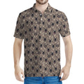 Shar Pei And Pug Pattern Print Men's Polo Shirt