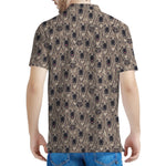 Shar Pei And Pug Pattern Print Men's Polo Shirt