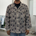 Shar Pei And Pug Pattern Print Men's Shirt Jacket