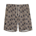 Shar Pei And Pug Pattern Print Men's Athletic Shorts