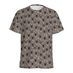 Shar Pei And Pug Pattern Print Men's Sports T-Shirt