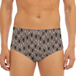 Shar Pei And Pug Pattern Print Men's Triangle Swim Briefs