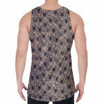 Shar Pei And Pug Pattern Print Men's Velvet Tank Top