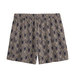 Shar Pei And Pug Pattern Print Mesh Shorts