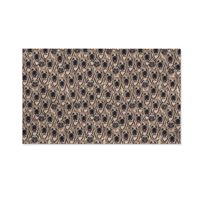Shar Pei And Pug Pattern Print Polyester Flag
