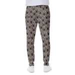 Shar Pei And Pug Pattern Print Scuba Joggers