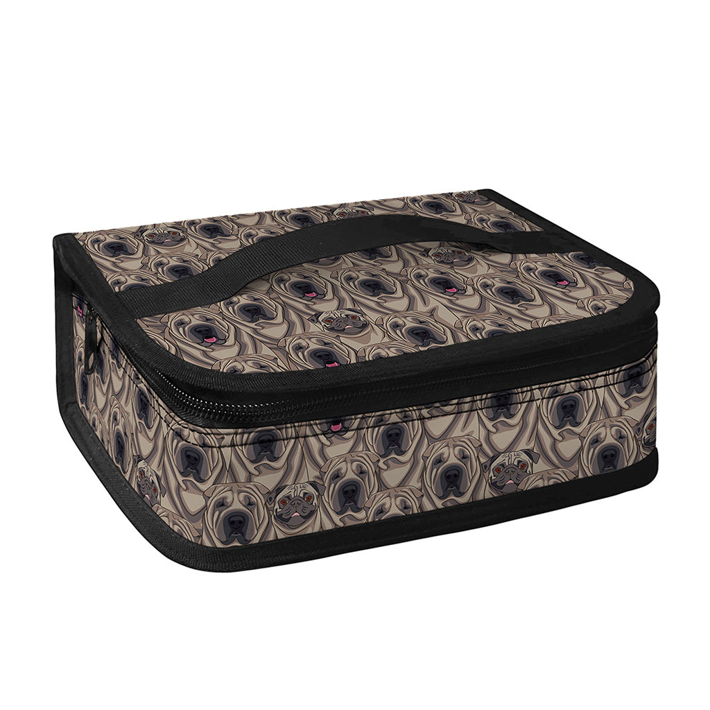Shar Pei And Pug Pattern Print Small Lunch Bag