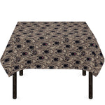 Shar Pei And Pug Pattern Print Tablecloth