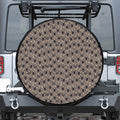 Shar Pei And Pug Pattern Print Tire Cover