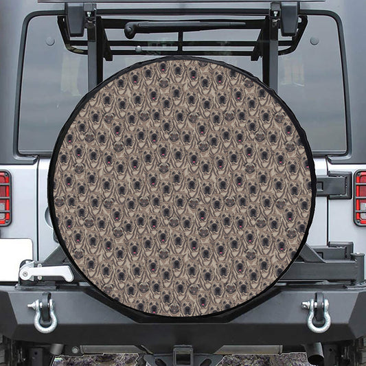 Shar Pei And Pug Pattern Print Tire Cover