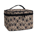 Shar Pei And Pug Pattern Print Travel Makeup Bag