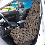 Shar Pei And Pug Pattern Print Waterproof Car Seat Cover