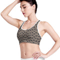 Shar Pei And Pug Pattern Print Women's Sports Bra