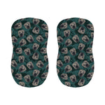 Shar Pei Face Pattern Print Bar Stool Covers
