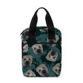 Shar Pei Face Pattern Print Bible Tote Bag