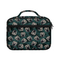 Shar Pei Face Pattern Print Briefcase Bible Bag